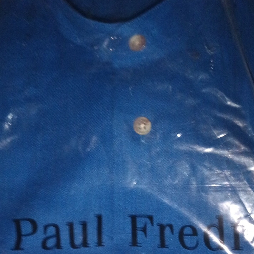 Paul Fredrick Men's Blue Shirt